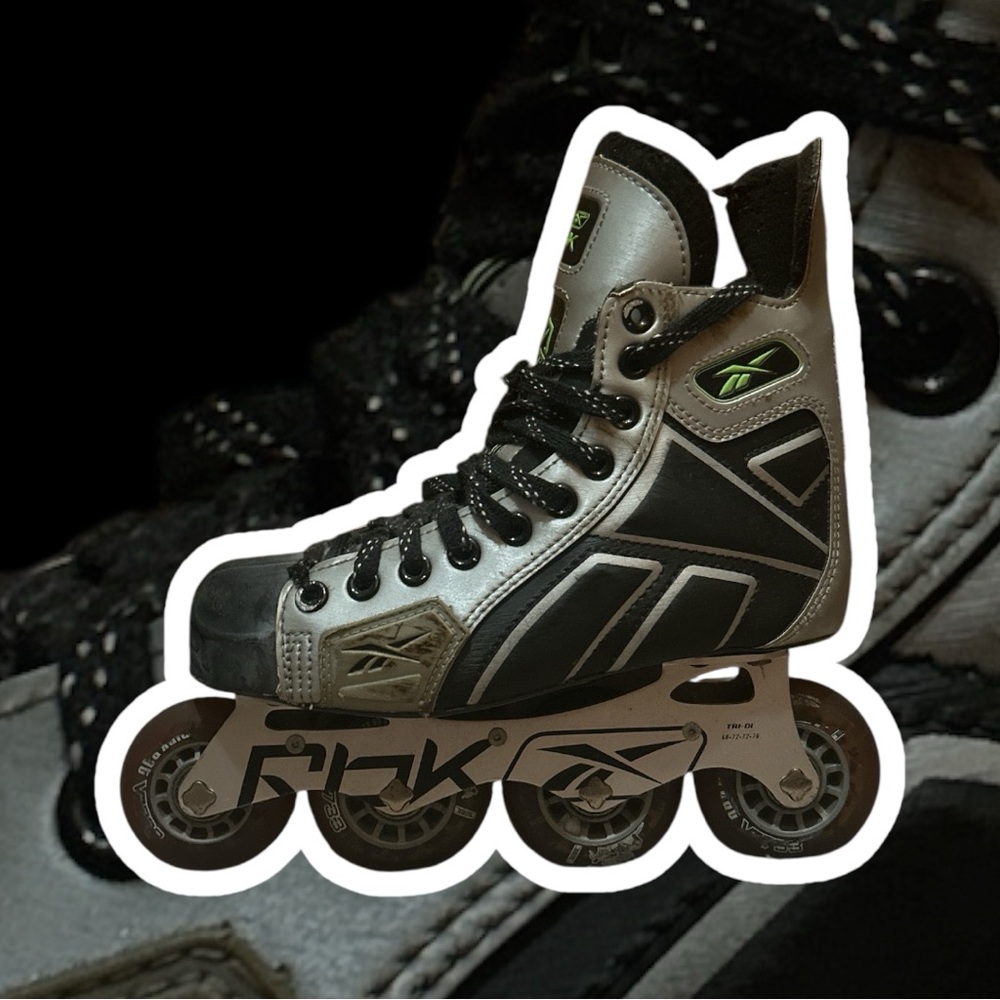 Reebok Black and Silver Inline Skates